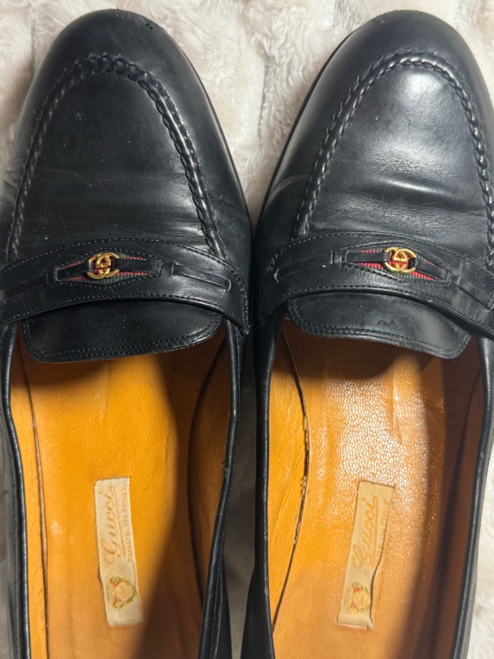 Vintage Gucci Heels Loafers 37 - Picture 8 of 14